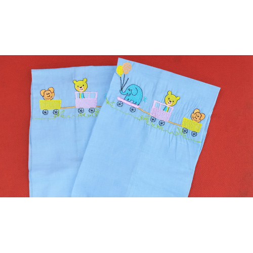 2 ROLLER PILLOW CASE-( BANKOK MUSLIN)