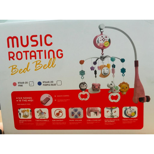 Music Rotating bed bell 0m+