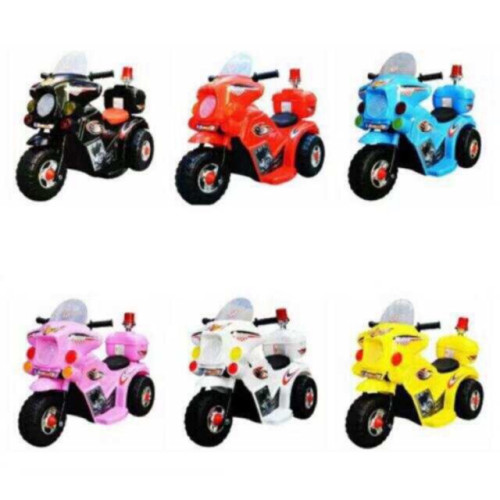 6v Police Rechargeable Ride on Bike