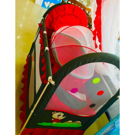 Steel cot with free small cot