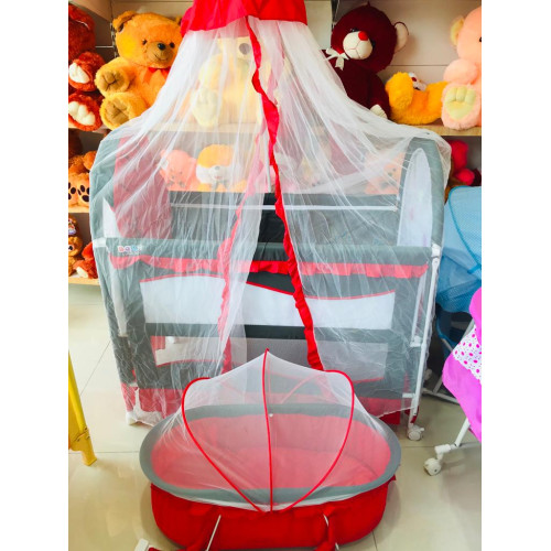 Steel cot with free small cot