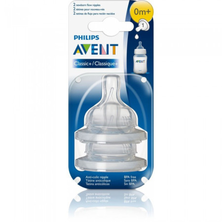 PHILIPS AVENT CLASSIC+ 0M+ SILICON TEATS