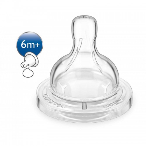 PHILIPS AVENT CLASSIC+ 6M+ THICK FEED TEATS